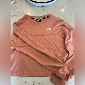 Nike long sleeve crop top